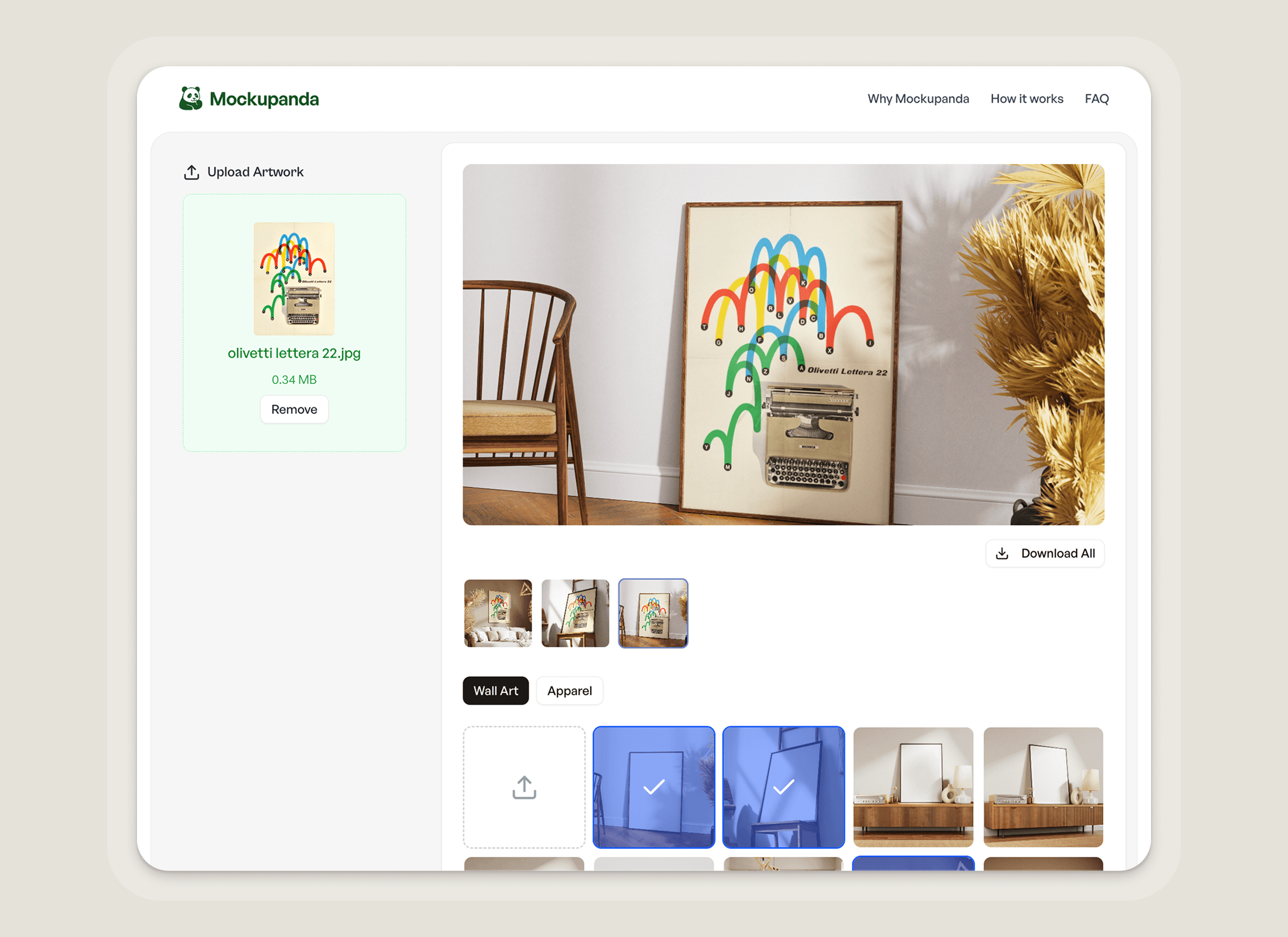 Mockupanda Screenshot